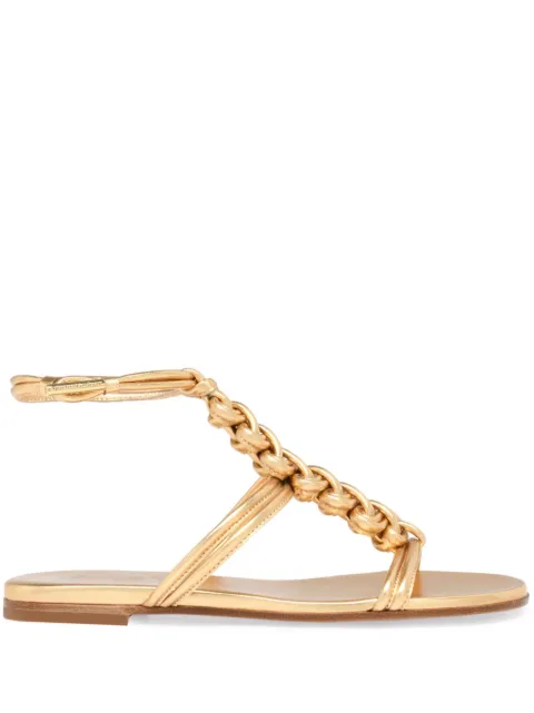 Gianvito Rossi Capua sandals Gold G3242405CUONPS