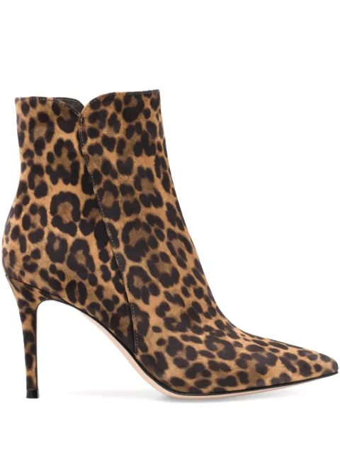 Gianvito Rossi 85mm Levy boots Brown G7032185RICCMD