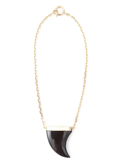 ISABEL MARANT Ellen horn pendant necklace Gold CO0125FAB4B08B