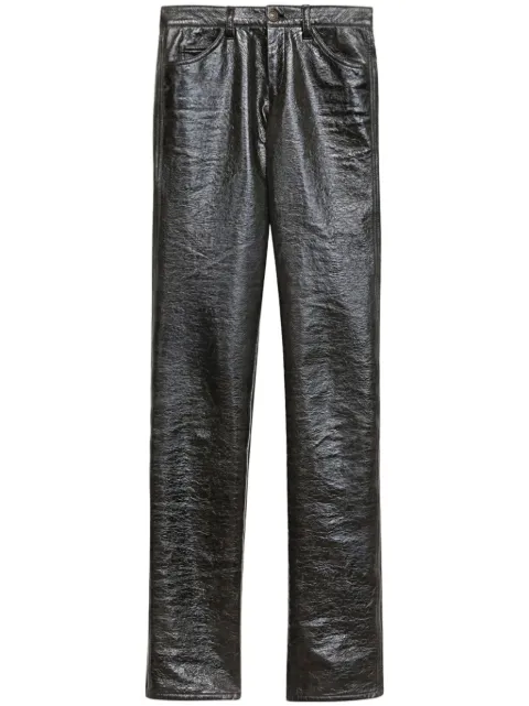 ISABEL MARANT Lovis vinyl trousers Grey PA0429FAB4G01I