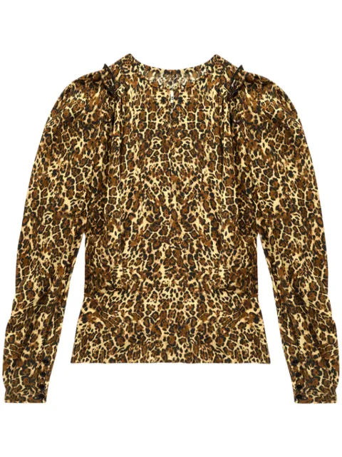 ISABEL MARANT Zarga blouse Brown HT0012FAB4J07I