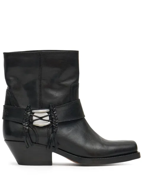 ISABEL MARANT Akson Gaucho boots Black BO0165FAB4A21S