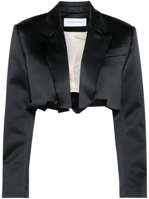 Viktor & Rolf cropped blazer Black TO0202499325