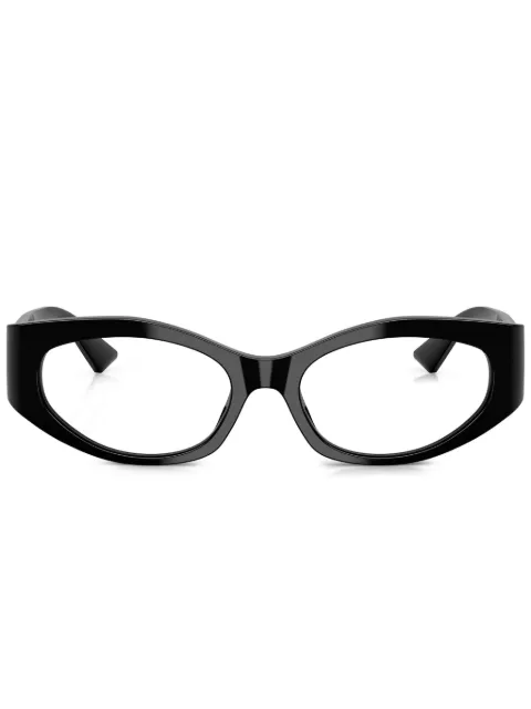 Versace Eyewear cat eye-frame glasses Black VE3369