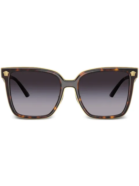 Versace Eyewear Medusa plaque detailing sunglasses Green VE2278D1088G