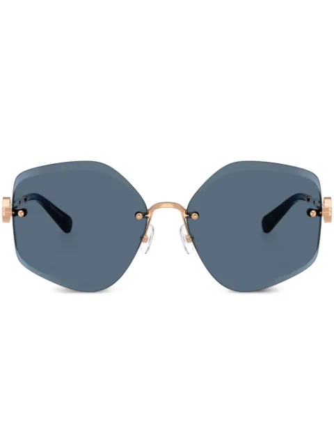 Tory Burch geometric-frame sunglasses Gold TY6111