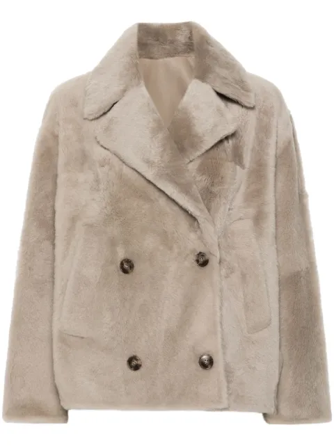 Yves Salomon fur jacket Grey 25WYV60868MERL