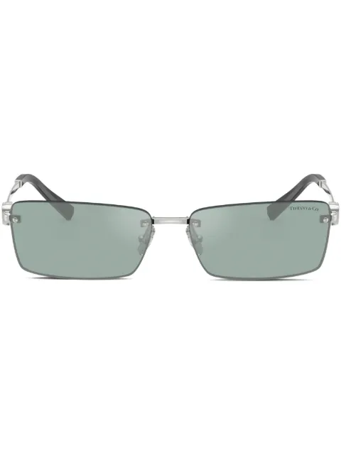 Tiffany & Co. rectangle-frame sunglasses Silver TF3108B62227C
