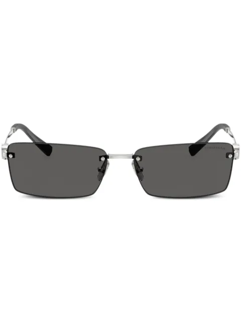 Tiffany & Co Eyewear rectangle-frame sunglasses Silver 0TF3108B