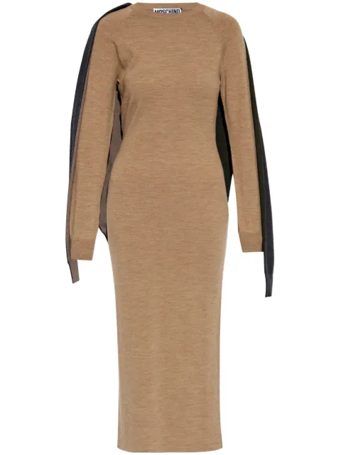 Moschino wool dress Neutrals J04835401