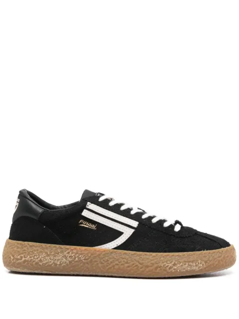 Puraai logo-patch sneakers Black PU101V016