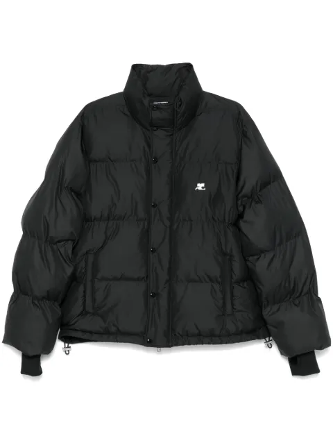 Courrèges quilted padded jacket Black 323CMA105PL0112