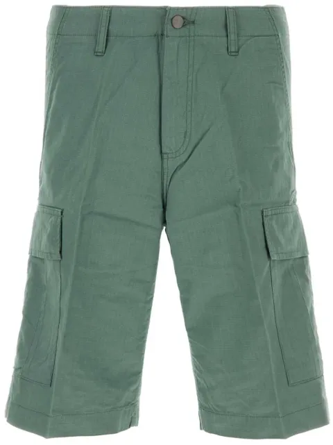 Carhartt WIP logo-patch cargo shorts Green I028246