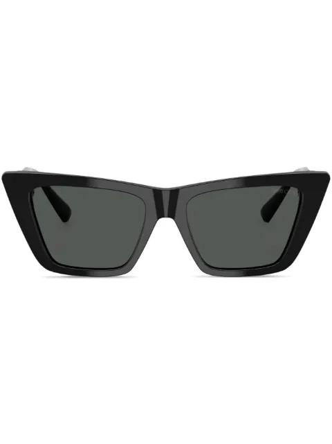 Jimmy Choo Eyewear logo-print sunglasses Black JC5028500087