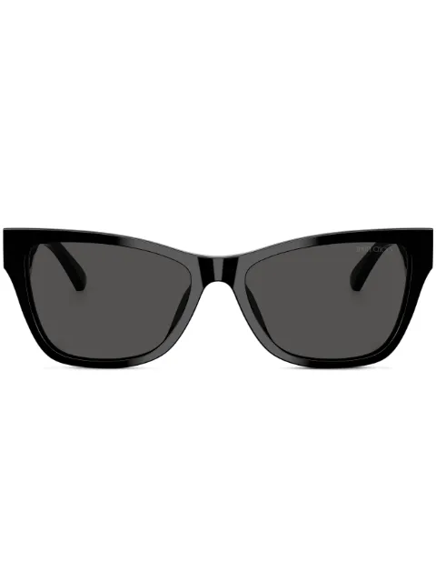 Jimmy Choo Eyewear logo-print sunglasses Black JC5024HU500087