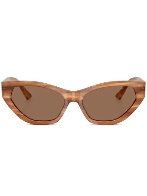Jimmy Choo Eyewear cat-eye frame sunglasses Brown JC5022B505573