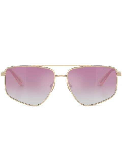 Jimmy Choo Eyewear pilot frame sunglasses Gold JC4011