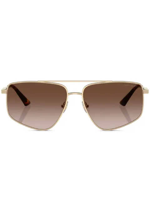 Jimmy Choo Eyewear square-frame sunglasses Gold JC4011300613