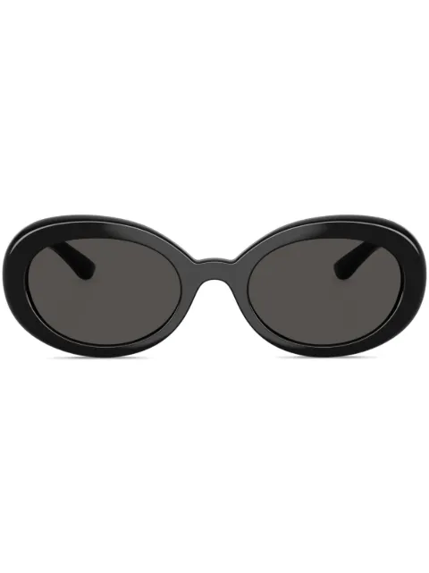 Dolce & Gabbana Eyewear oval-frame sunglasses Black DX6007U50187