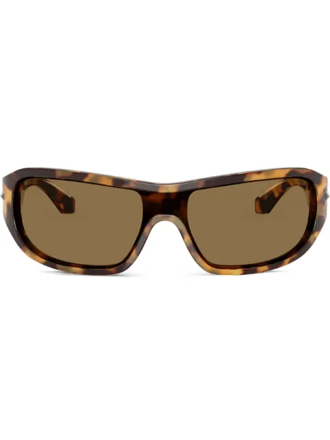 Dolce & Gabbana Eyewear shield-frame sunglasses Brown DG4486