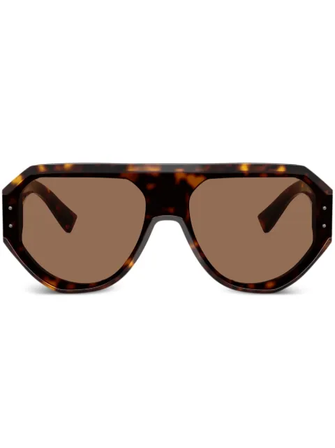 Dolce & Gabbana Eyewear pilot-frame sunglasses Green DG448150273
