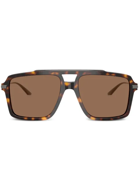 Dolce & Gabbana Eyewear pilot-frame sunglasses Brown DG447750273
