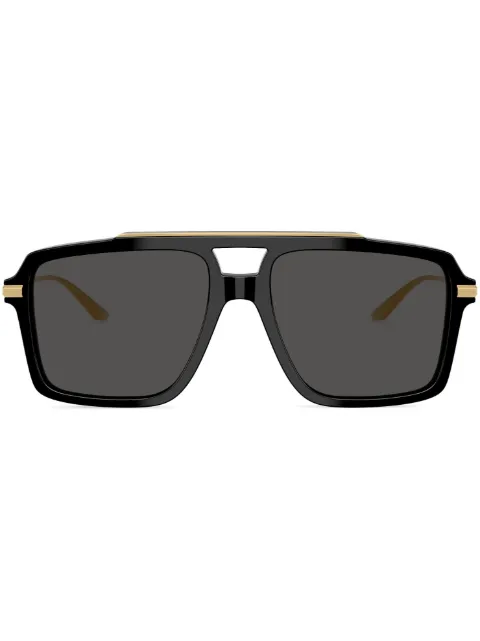 Dolce & Gabbana Eyewear pilot-frame sunglasses Black DG447750187