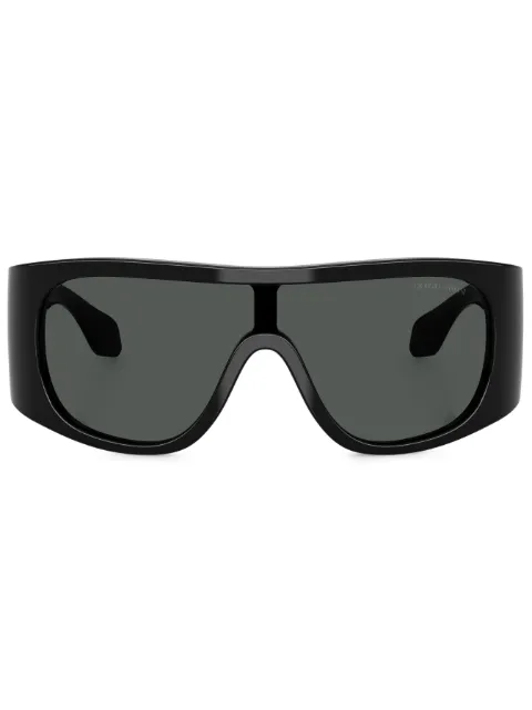 Giorgio Armani logo-print sunglasses Black AR8222U