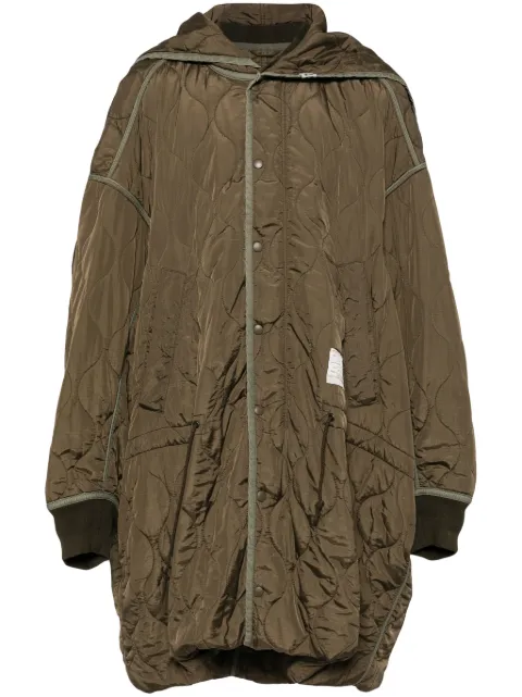 Maison MIHARA YASUHIRO oversized military coat Green A13CT051