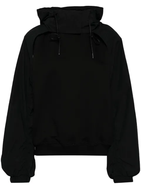 Juun.J mock neck hoodie Black JW4841W035