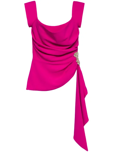 Costarellos crepe crystal Pink PF2420TOP