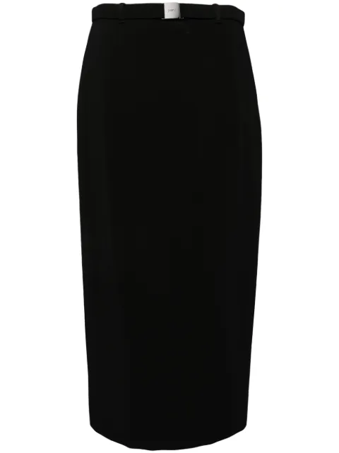 Juun.J detachable belt skirt Black JW4927W055