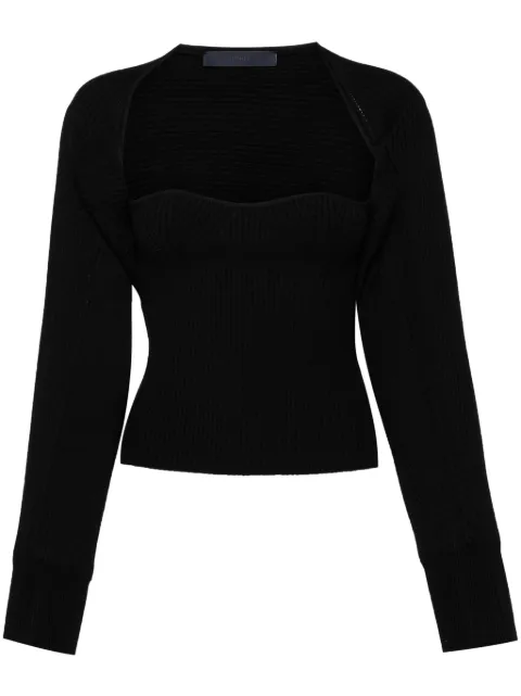 Juun.J Golji tube top bolero Black JW4751W025