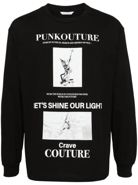JUNTAE KIM Punkcouture T-shirt Black JTKAW24TS01