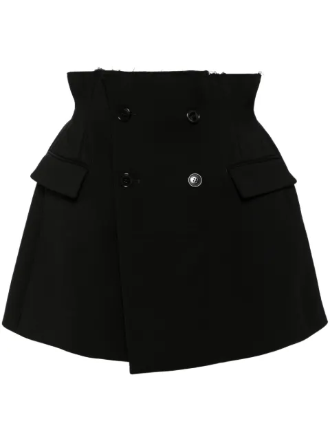 VETEMENTS pocket mini skirt Black WA65SK728B