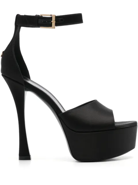 Givenchy 140mm 4G platform sandals Black BE309PE07L