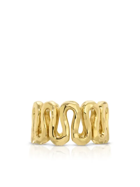 Octavia Elizabeth 18kt yellow gold swirl ring Gold RIYGPCRRAR24S6