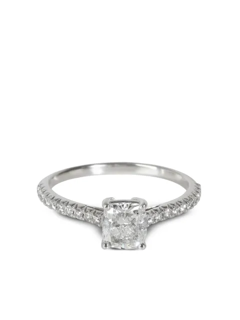 Tiffany & Co. Pre-Owned platinum Novo engagement ring Silver 140476