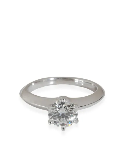 Tiffany & Co. Pre-Owned platinum diamond ring Silver 140910