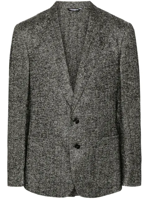 Dolce & Gabbana single-breasted blazer Black G2TF4TFCMDD