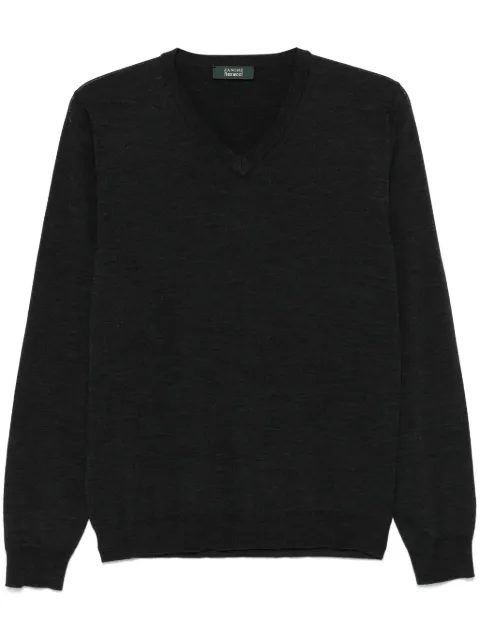 Zanone fine-knit jumper Grey 810103Z0290