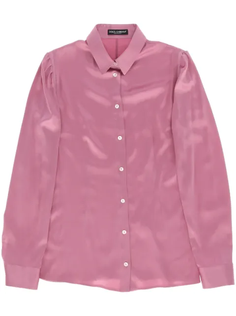 Dolce & Gabbana Pre-Owned 2000s long-sleeve blouse Pink DOG290YR
