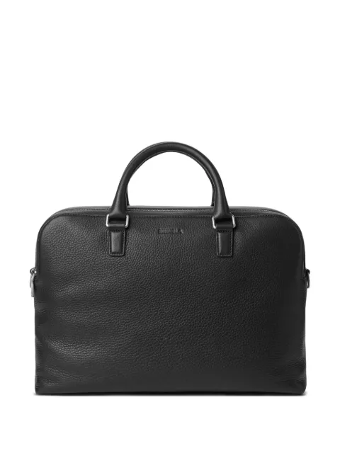 Shinola leather top-handle briefcase Black S0320301988