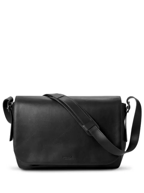 Shinola Runwell leather messenger bag Black S0320294781