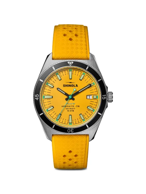 Shinola Shinola Duck 3HD 40mm watch Yellow S0120301733