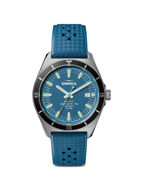 Shinola Duck 40mm Watch Blue S0120301731
