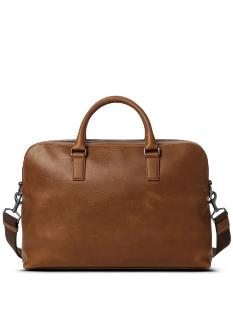 Shinola Navigator GM Double Zip briefcase Brown S0320294778