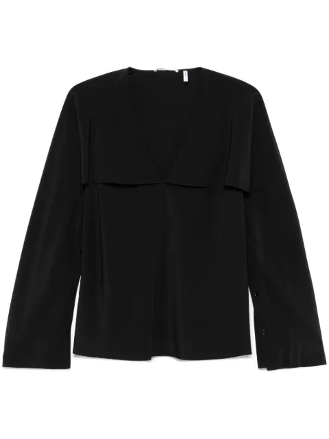 Helmut Lang layered-design blouse Black O06HW504