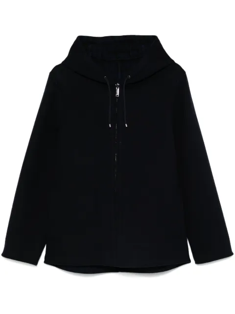 Valentino Garavani zip-up hooded jacket Blue VCJD489V3
