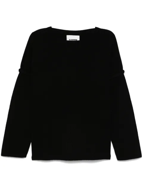 Jil Sander ribbed sweater Black J21GP0153J14747
